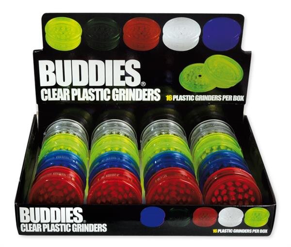 BUDDIES Plastic Grinder, Durchmesser 58mm