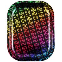 Clipper Dreh Tablett Metallic Rolling Tray (Small,...