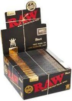 RAW BLACK Classic King Size Slim Rolling Papers