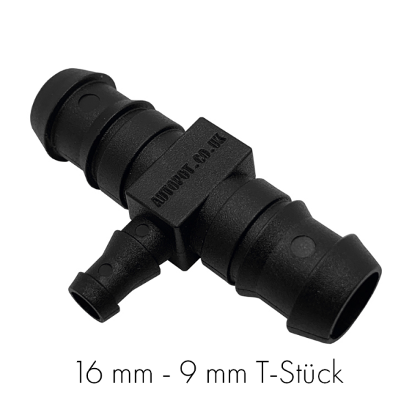 Autopot Verbindungsstück 16-9mm T- Stück