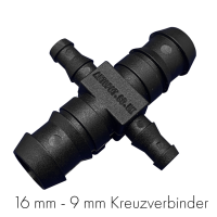 Autopot Verbindungsstück 16-9mm Kreuzverbinder