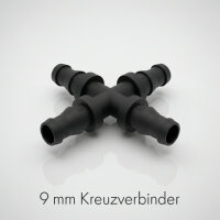 Autopot Verbindungsstück 9mm Kreuzverbinder