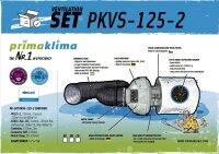 Prima Klima Lüftungsset Ø125 mm - 2