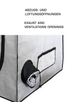 Heisenberg Growzelt 100x100x200 WEIß