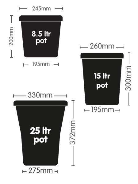 Autopot Topf 8,5 L