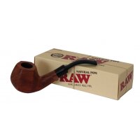 Raw Holzpfeife mit Aktivkohle Fach