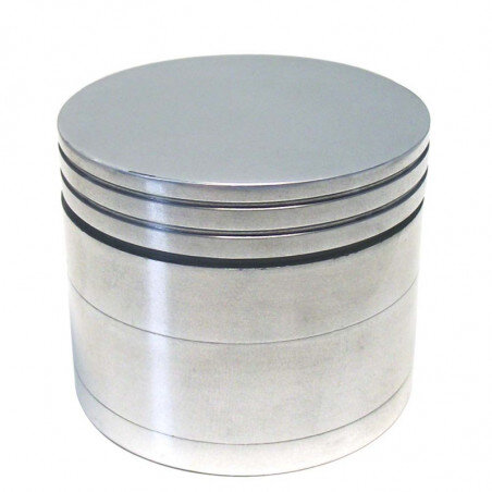 ALU GRINDER 4-teilig SILBER