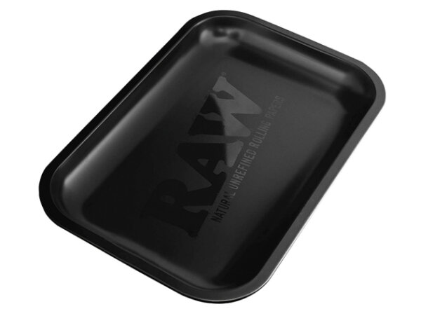 Raw Metall Drehtablett-Tray Matte Black