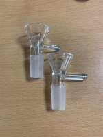 Bongkopf Glas mit Henkel 14.5mm