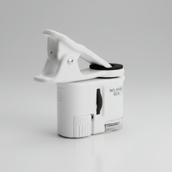 60X Mikroskop mit Handy Clip