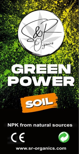 S&R Organics  Green Power Soil Erde mit Perlite 50 l