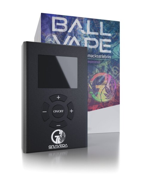 Graveda Ball-Vape mit Titan Head und 4mm Terppearls für exzellenten Geschmack und Dampf Vaporizer für Cannabis 14mm