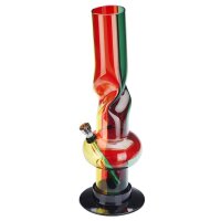 Twist Rasta Acryl Bong