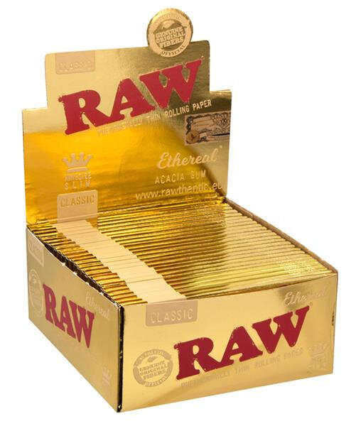 RAW Ethereal Gold King Size Slim extra dünn