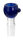 Bongkopf rund mit Rollstopp, SG 18,8 , 6,5cm, Blue