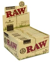 RAW Organic Connoisseur King Size Slim Papers und Tips 32 Blatt