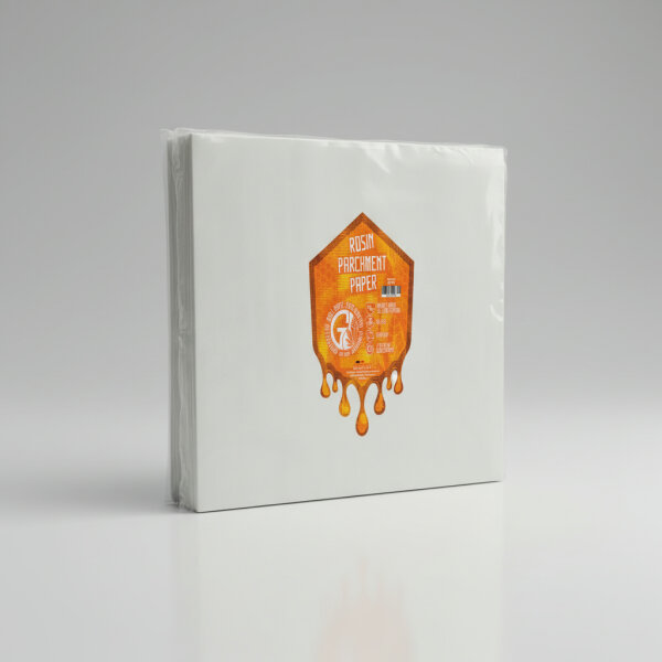 100x Graveda Pergamentpapier 30x30cm, Doppelseitig mit Silikon für Rosin Pressen