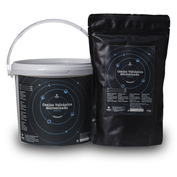 LURPE Ceniza Volcánica Micronizada Vulkan Asche 1 Kg