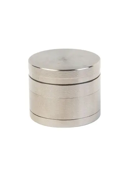 Heisenberg Edelstahlgrinder 40 mm – 4-teilig mit Samttasche | Präzision trifft Langlebigkeit