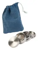 Heisenberg Edelstahlgrinder 40 mm – 4-teilig mit...