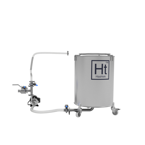 Hashtek Platinum Recirculation Bundle 46 Gallonen mit Vortex Pumpe mit falschem Boden