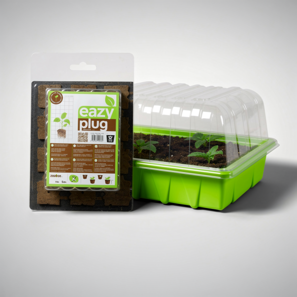 Eazy Plug 12er Tray mit Mini Gewächshaus