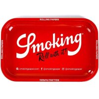 SMOKING Dreh-Tablett- Rolling Tray "SMOKING- Roll...