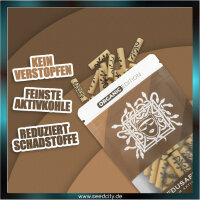 MEDUSA Organic Aktiv-Cellulose-Filter, ø6mm Aktivkohlefilter, 50er Beutel