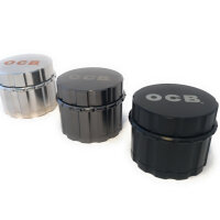 OCB Premium Aluminium Grinder – Schwarz, 4‑teilig,...