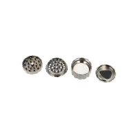 OCB Premium Aluminium Grinder – Schwarz, 4‑teilig,...
