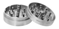 Kopie von Edelstahl Mühle / Grinder, 2teilig, ø 50mm, silber #1