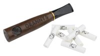 Grannys Premium Holz pfeife mit 9mm Aktivkohlefilter |...