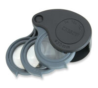 Carson TriView 5x/10x/15x Klapplupe mit integrierter...