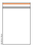 Druckverschlussbeutel/Tütchen, 60µm, 60x80mm,...