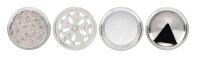Edelstahl Grinder/Pollinator, 4-part, ø 54mm,...