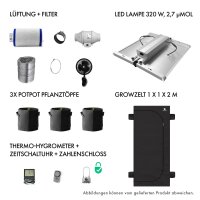 Caluma Growset L (100 × 100 cm, 320 W) –...