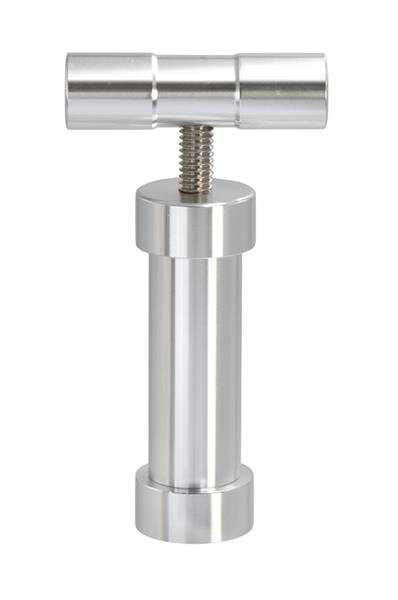 Aluminium Pollenpresse mit Drehgriff, 112mm