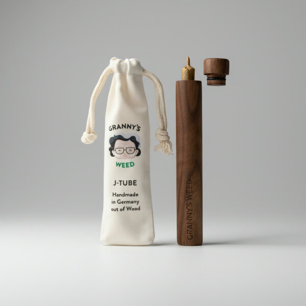 Grannys Weed J-Tube Joint Hülle aus Walnussholz