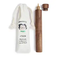 Grannys Weed J-Tube Joint Hülle aus Walnussholz