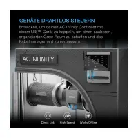 AC Infinity UIS 1-zu-1 kabelloser Transmitter und Empfänger, 2er-Pack